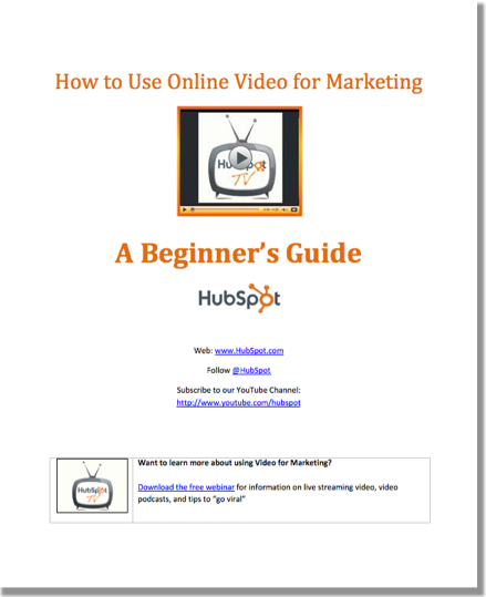 Free eBook: How to Use Online Video for Marketing