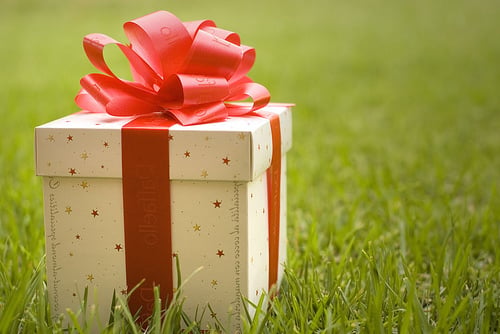 wrapped gift