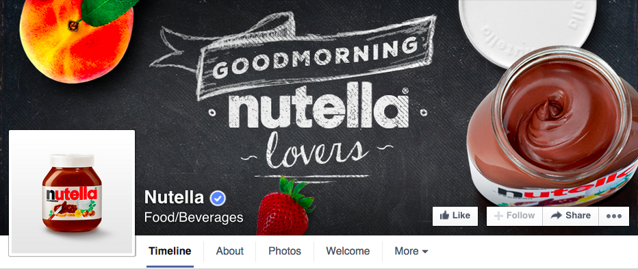 nutella-facebook-page