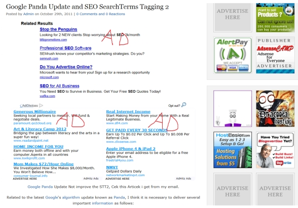 High Ad Ratio