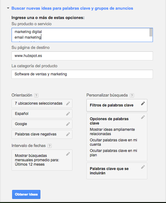 Palabras-Clave-Google