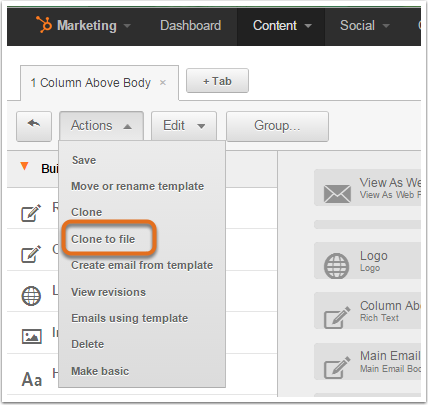clone to file