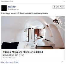 facebook ad retargeting example