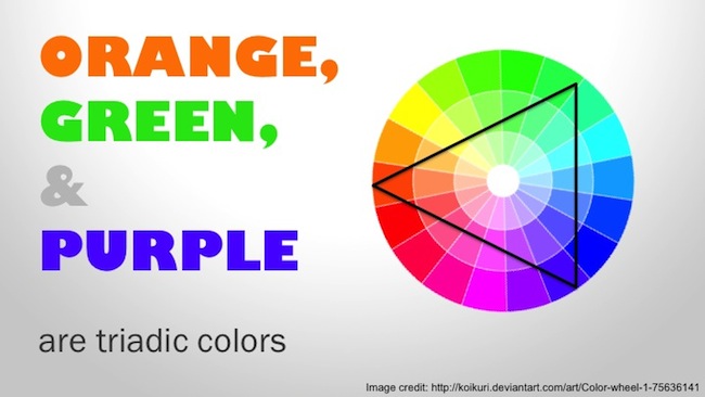 orange-green-purple