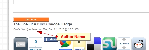 blog post author name