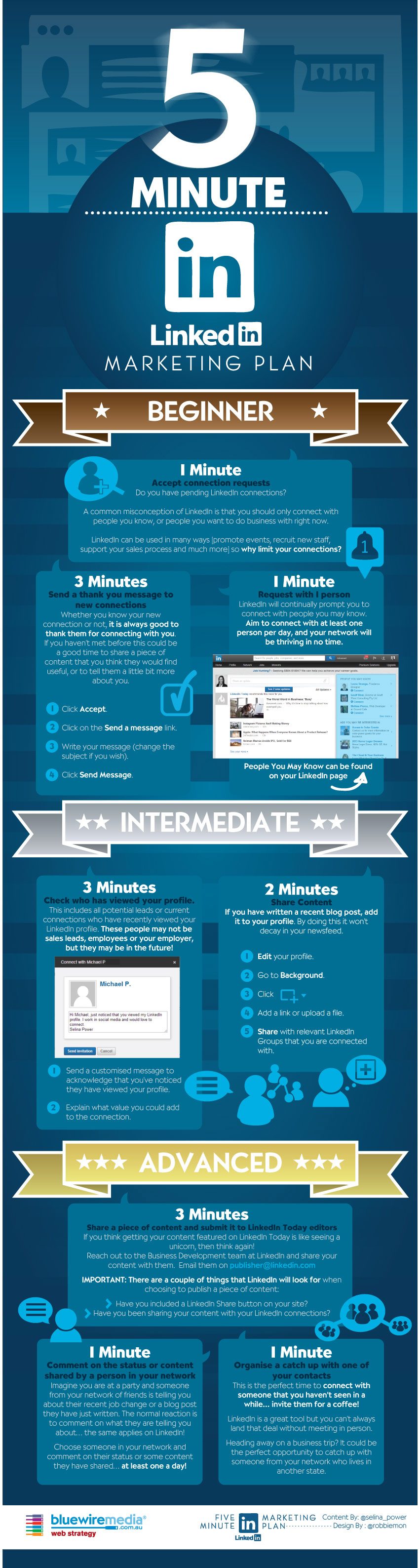 LinkedIn Marketing Infographic