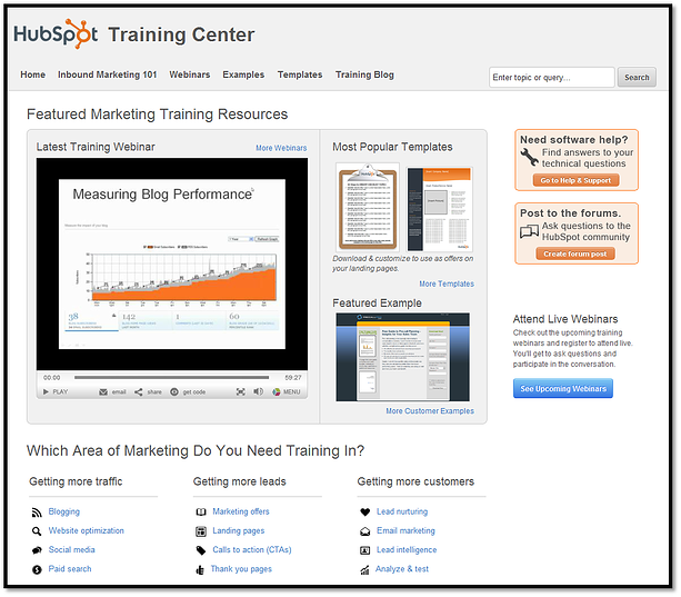 hubspot training center