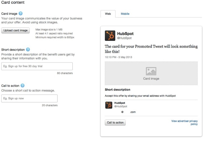 Twitter Introduces Lead Generation 'Cards' to Collect Leads From Tweets