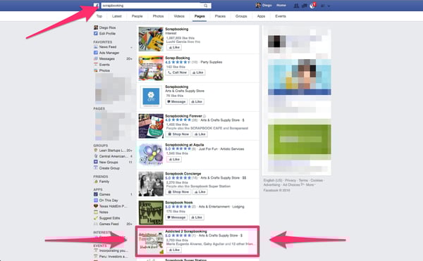 Keywords Fan page Keywords Fan page