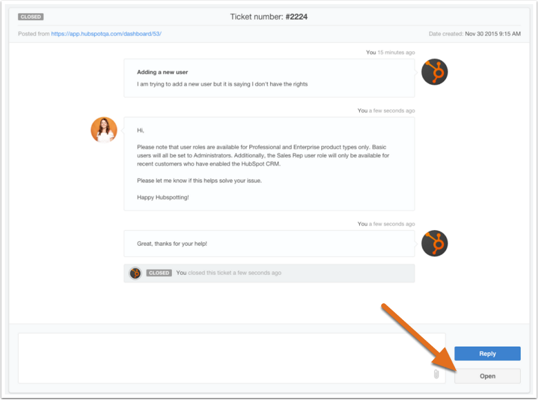 HubSpot Help article screenshot