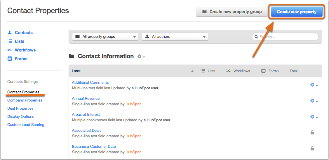 HubSpot Help article screenshot