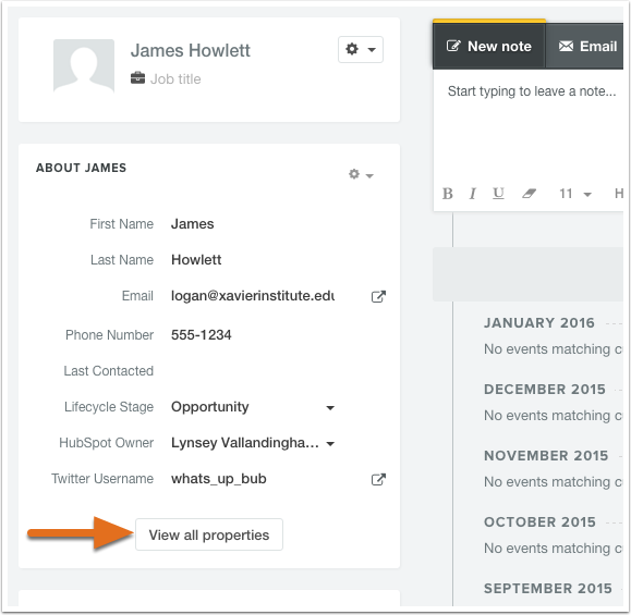 HubSpot Help article screenshot