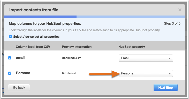 Captura de pantalla del artículo de Ayuda de HubSpot