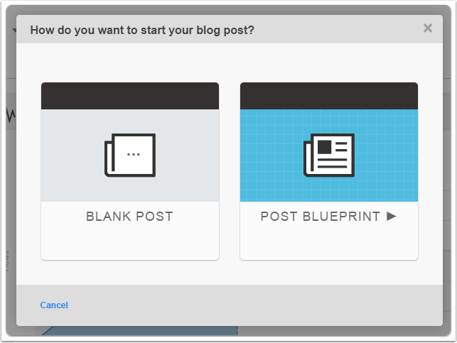Select post type