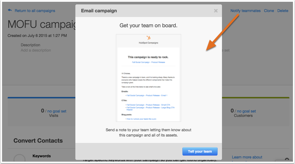 HubSpot Help article screenshot
