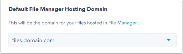 Choose domain
