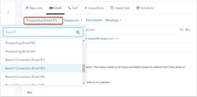 HubSpot Help article screenshot