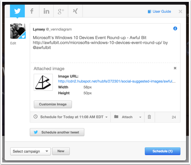 HubSpot Help article screenshot