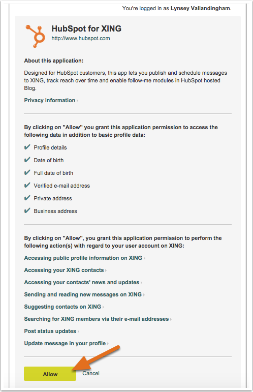 HubSpot Help article screenshot