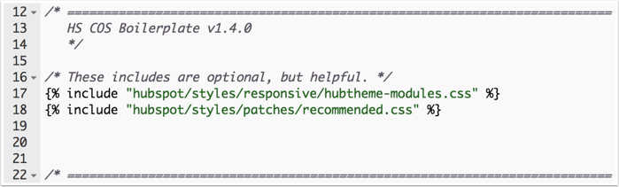 Archivos CSS incluidos