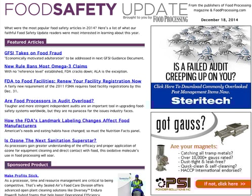{focus_keyword} eight of the Best possible B2B Writer E mail Newsletters FoodSafety