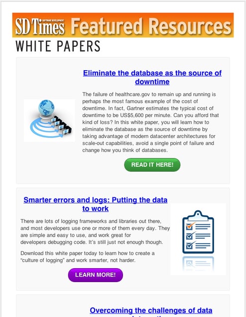 {focus_keyword} eight of the Best possible B2B Writer E mail Newsletters SDTimes