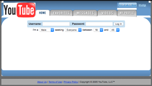 YouTube circa 2005 YouTube circa 2005