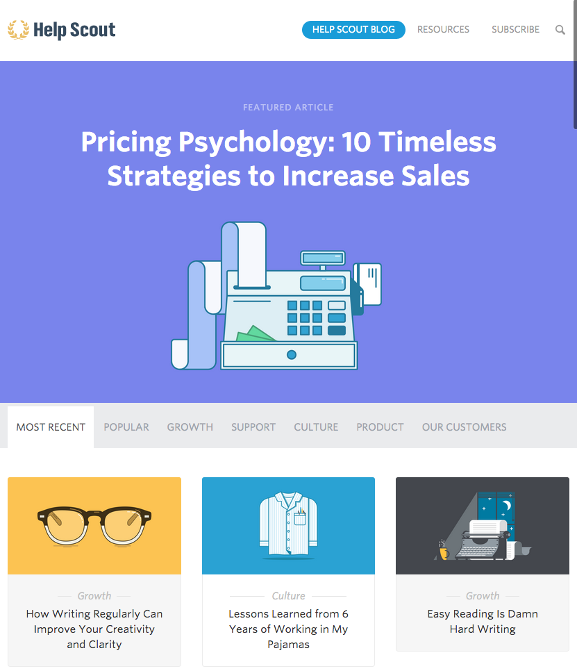 17 of the Best Examples of Beautiful Blog Design