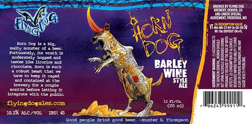 horn-dog-beer-label-1.jpg {focus_keyword} The 14 Coolest Beer Label Designs You&#039;ve Ever Considered horn dog beer label 1
