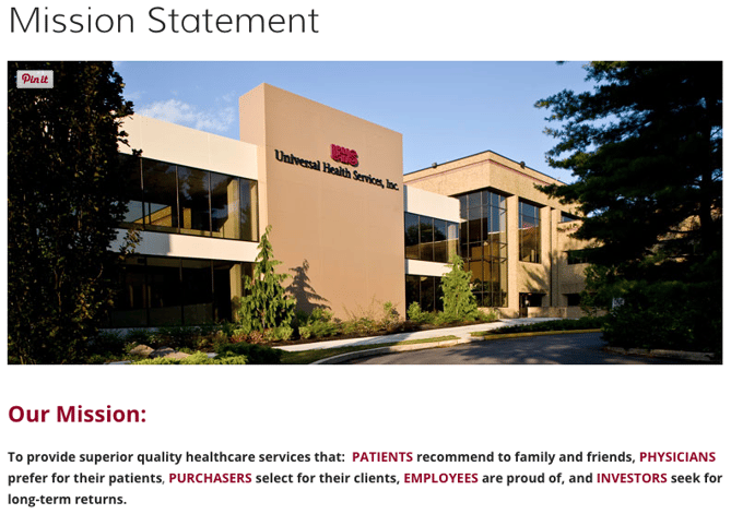{focus_keyword} 12 Really Inspiring Firm Imaginative and prescient and Mission Commentary Examples universal health services mission statement