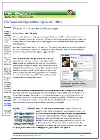 Who's Blogging What Facebook eBook Cover