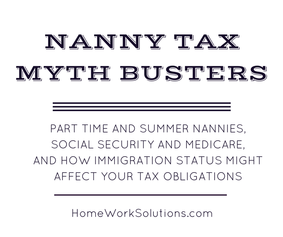 nanny tax myths