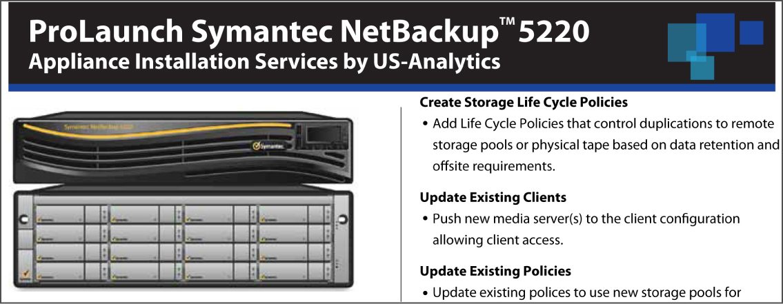 ProLaunch Symantec NetBackup 5220