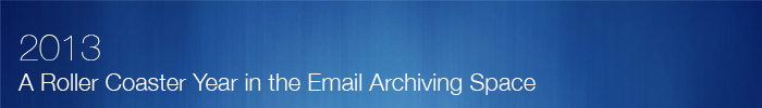 2013 email archiving rollercoaster banner