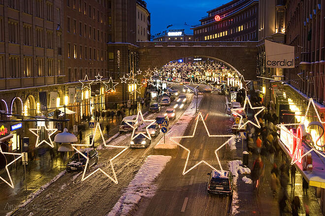 christmas kungsgatan stockholm