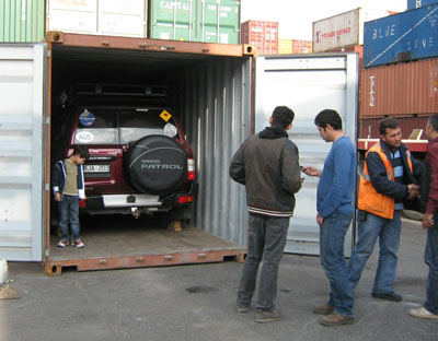 car shipping container