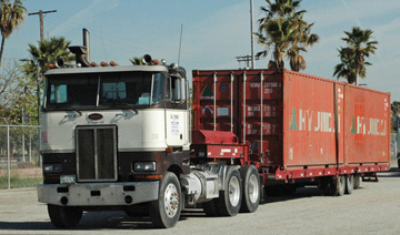 truck congestion at Ports of Los Angeles & Long Beach