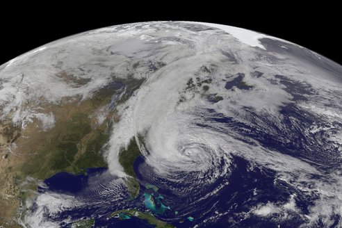 Hurricane Sandy NASA Earth Observatory