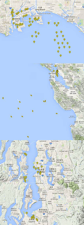 USWC Ports Current Status Los Angeles, Long Beach, Oakland, Seattle, Tacoma
