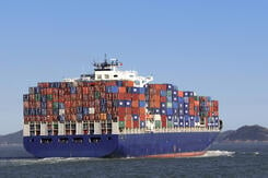 Container Line Ship May Contracts