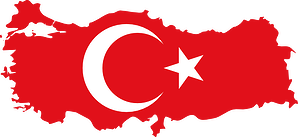 Turkey Map Flag