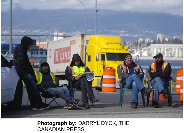 Port Metro Vancouver Truckers Strike