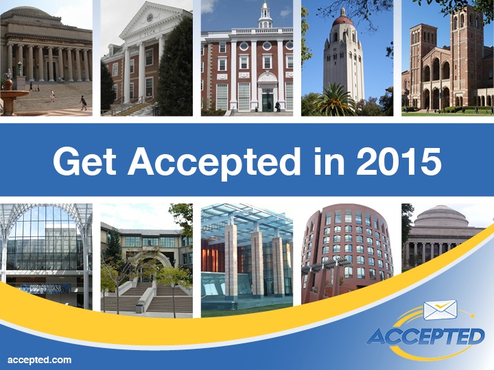 Get Accepted in 2015 Get Accepted in 2015
