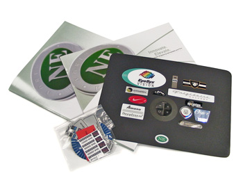 plastic nameplate and label sample kit | Northern Engraving