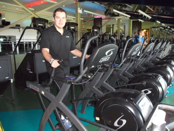 Paddy uses the Arc both at the gym and at home