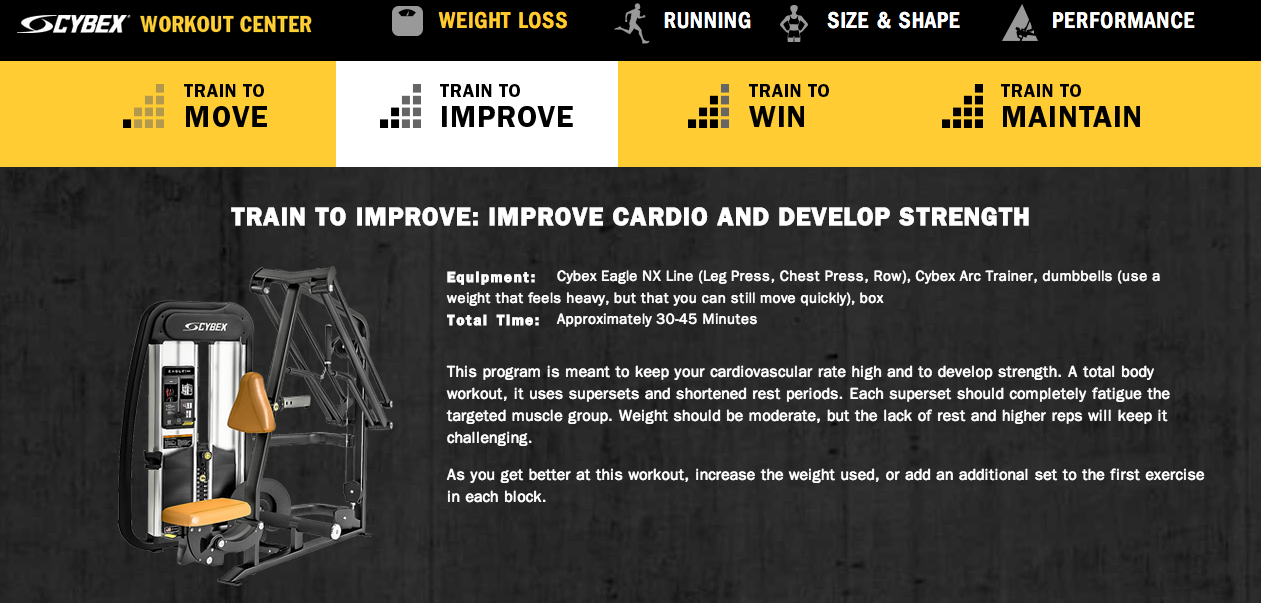 Improve Cardio and Develop Strength Improve Cardio and Develop Strength