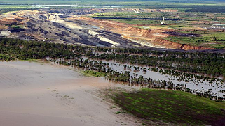 Flooded Australian Coal Mine