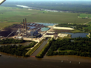 Power Plant Aerial View