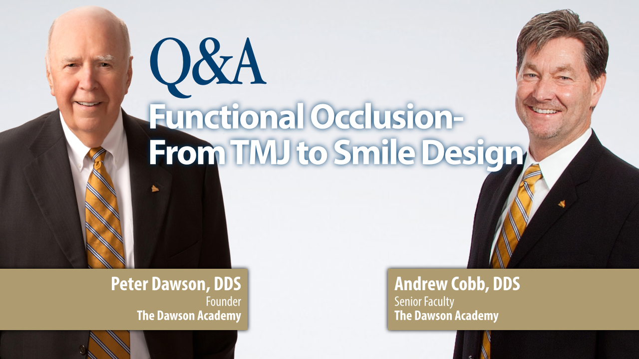 The Dawson Academy is an ADA CERP Recognized Provider