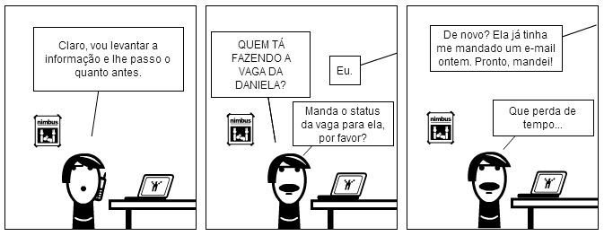 comunicação ineficiente sem ats